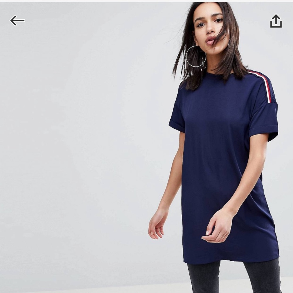 Noisy May oversized t shirt dress